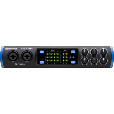 PreSonus Studio 68c, Black and Blue, 220-240V EU