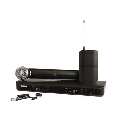 Shure BLX1288E/W85 Dual Channel Combo Wireless System (Dual Analog System)