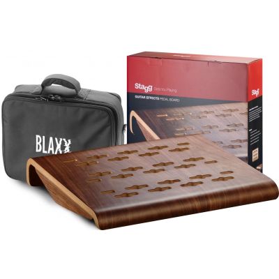 Stagg BX wood pedalboard + Bagg
