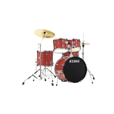 Tama ST50H5-CDS STAGESTAR 5PC DRUM KIT + MEINL CYMBALS Candy Red Sparkle