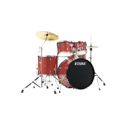 Tama ST52H5-CDS STAGESTAR 5PC DRUM KIT + MEINL CYMBALS Candy Red Sparkle