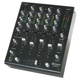Skytec STM-7010 Mixer 4-Kanaals DJ Mixer USB